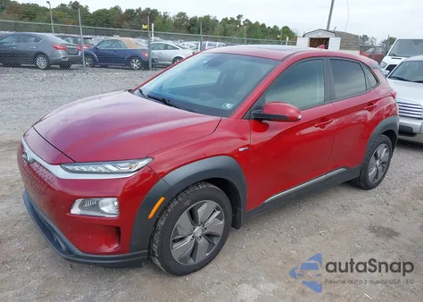 2019 Hyundai Kona Ev Limited from USA, damaged, VIN KM8K33AG3KU036592